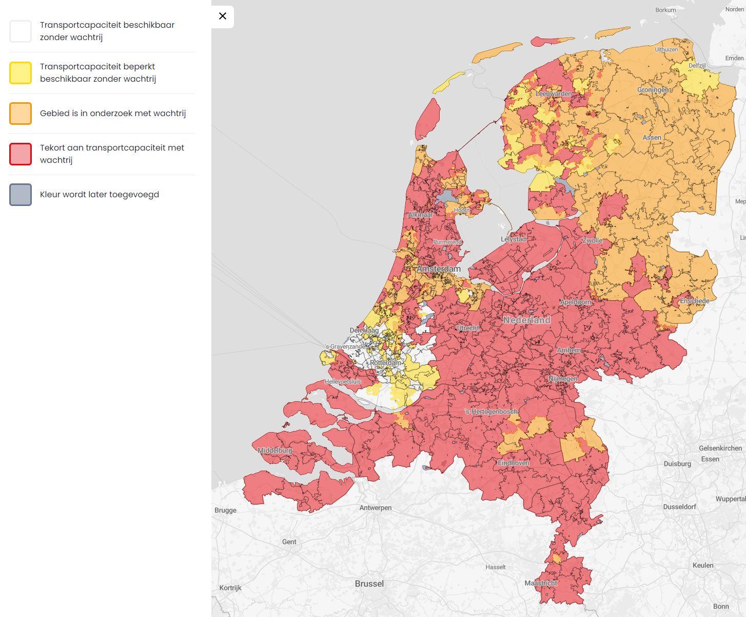 net congestion map